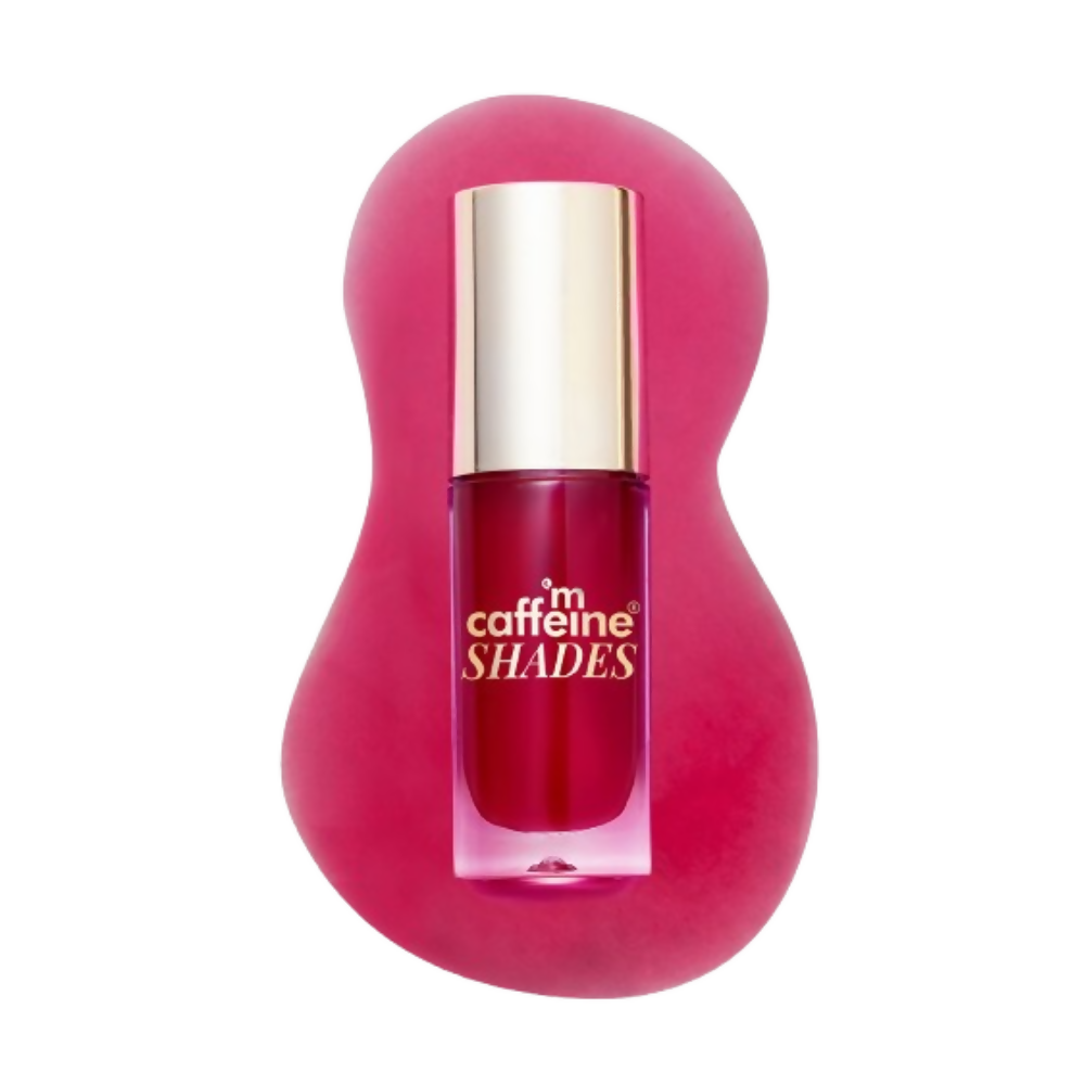 mCaffeine Shades Hydra Gloss Tinted Lip Oil Hydrates Plumps Non-sticky - Cherry Glaze | Grocsy
