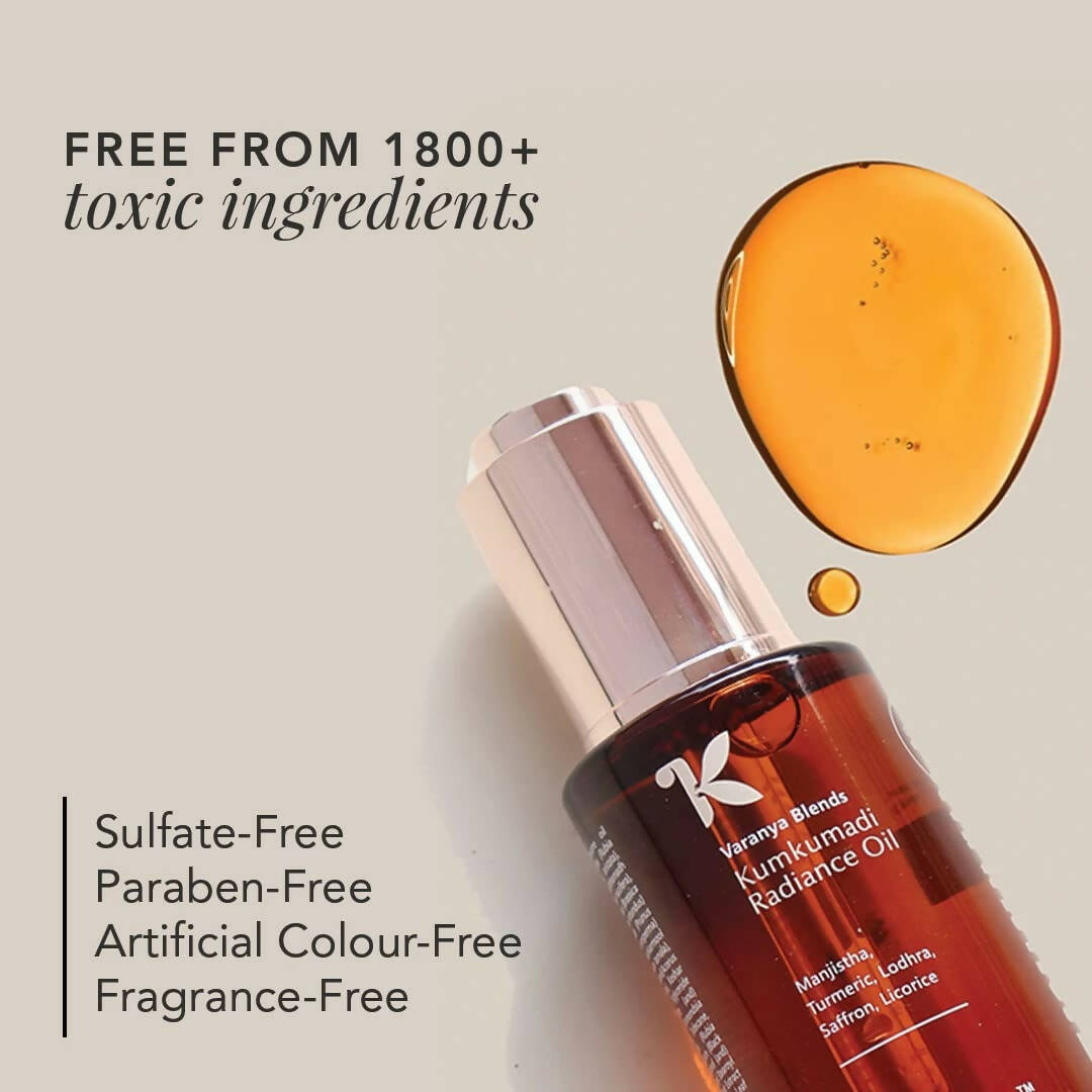 True Kind Varanya Blends Kumkumadi Radiance Facial Oil | Grocsy
