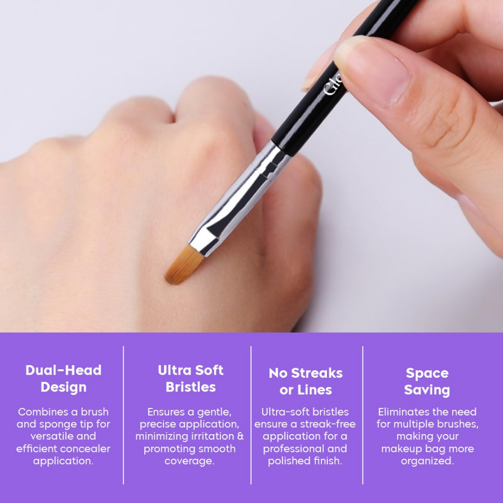Gleva Concealer Brush Under Eye Mini Dual | Grocsy