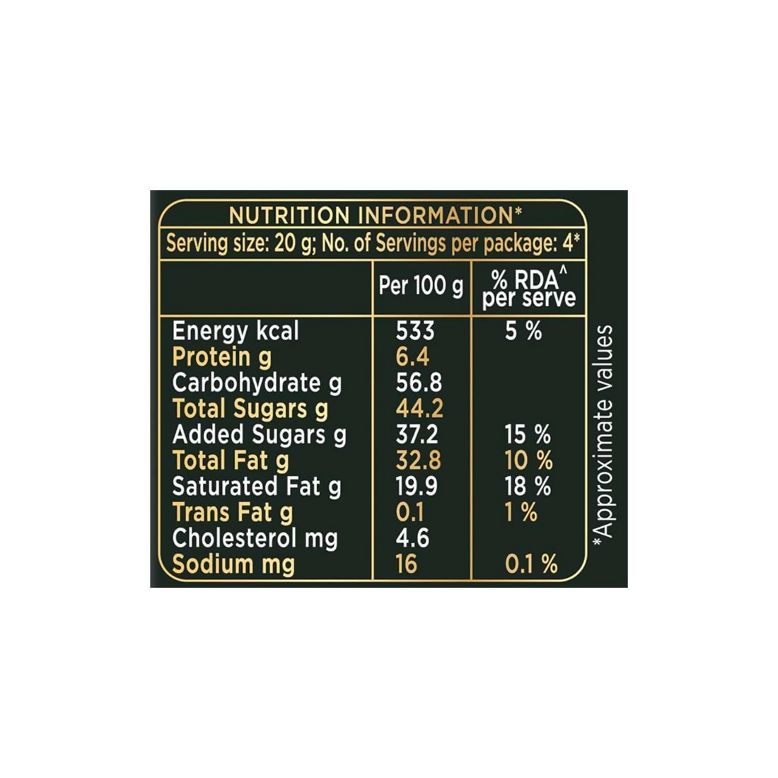 Cadbury Bournville Fruit And Nut Dark Chocolate Bar | Grocsy