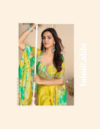 Aarshi Fashions Green Silk Indowestern | Grocsy