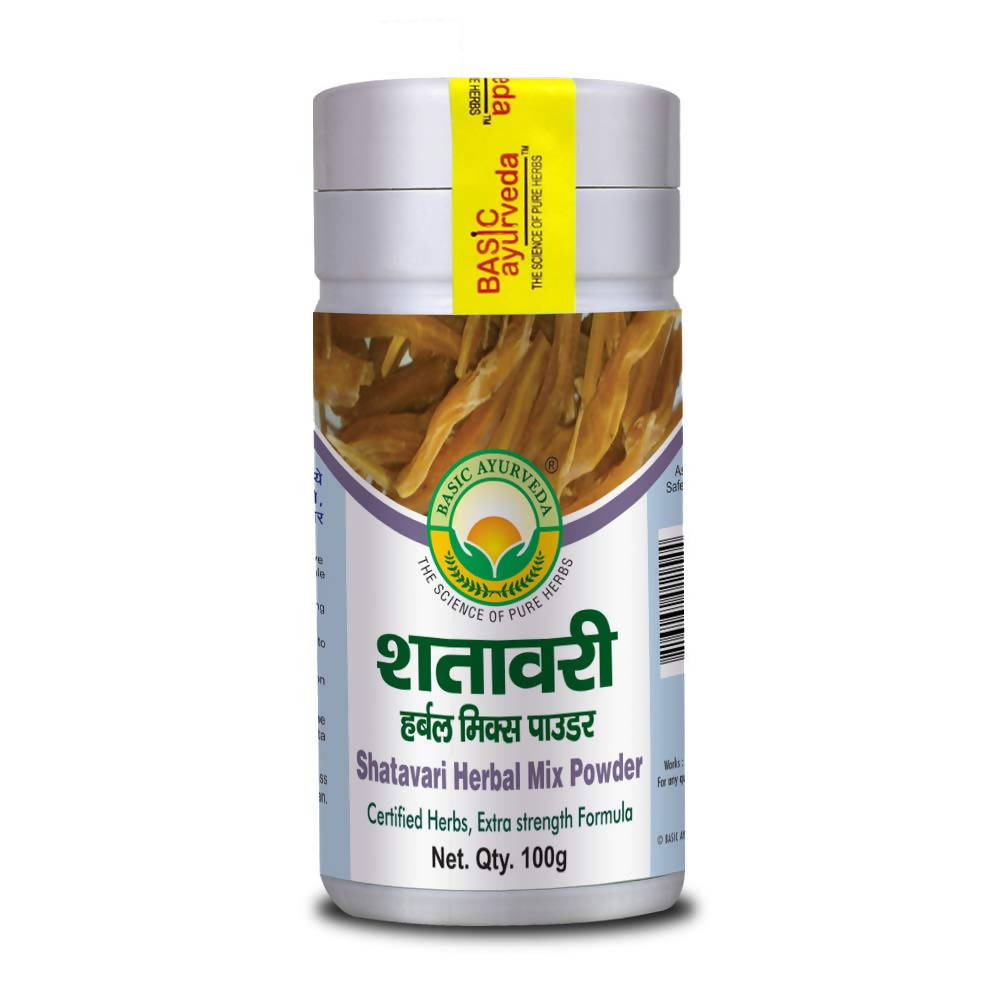 Basic Ayurveda Shatavari Herbal Mix Powder | Grocsy