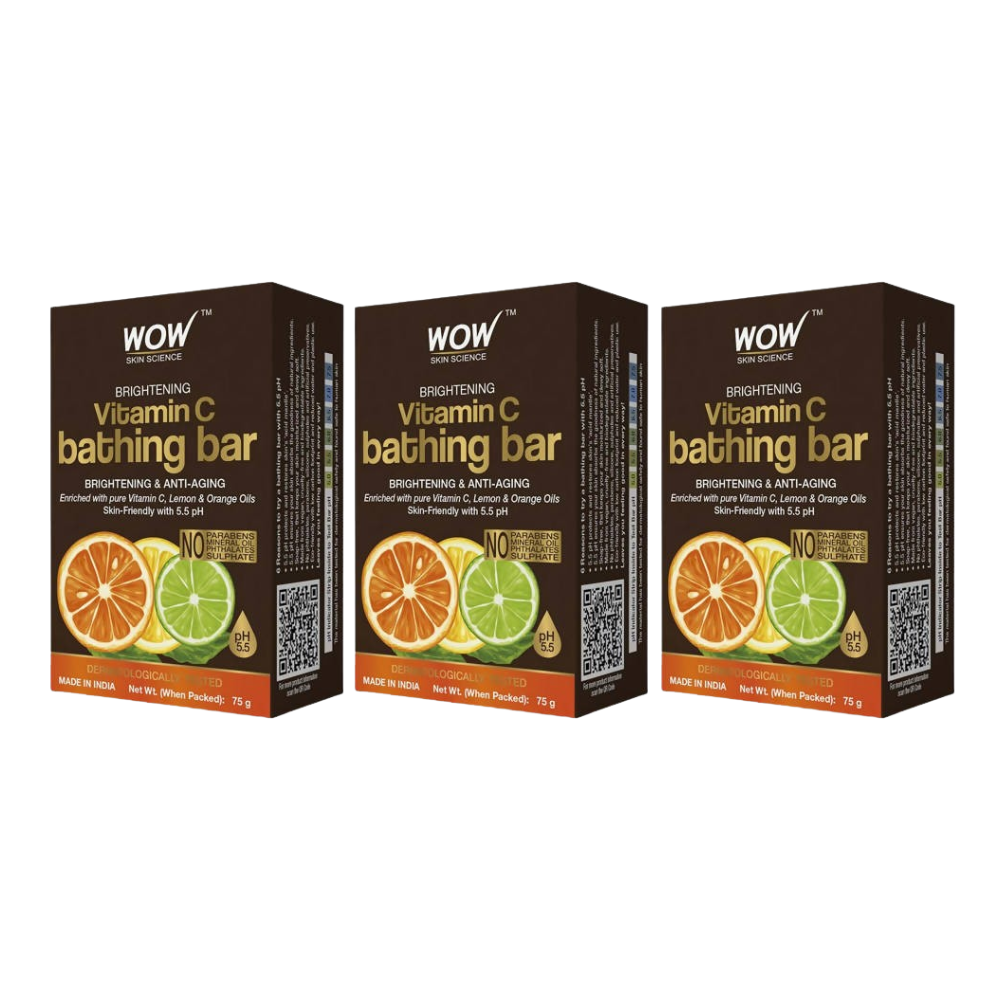 Wow Skin Science Brightening Vitamin C Bathing Bar | Grocsy
