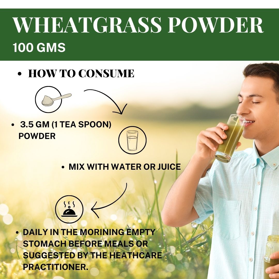 Herbal Hills Wheat-O-Power Wheatgrass Powder | Grocsy