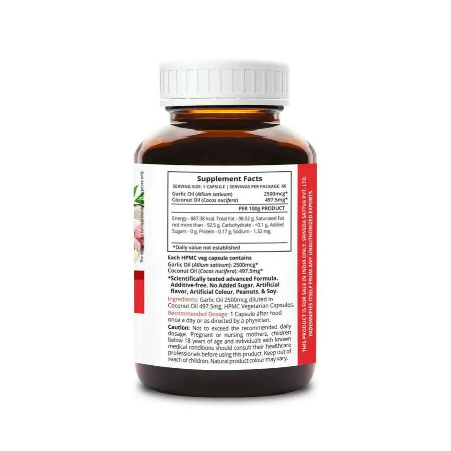 Sri Sri Tattva Supasupp Garlic Oil Capsules | Grocsy