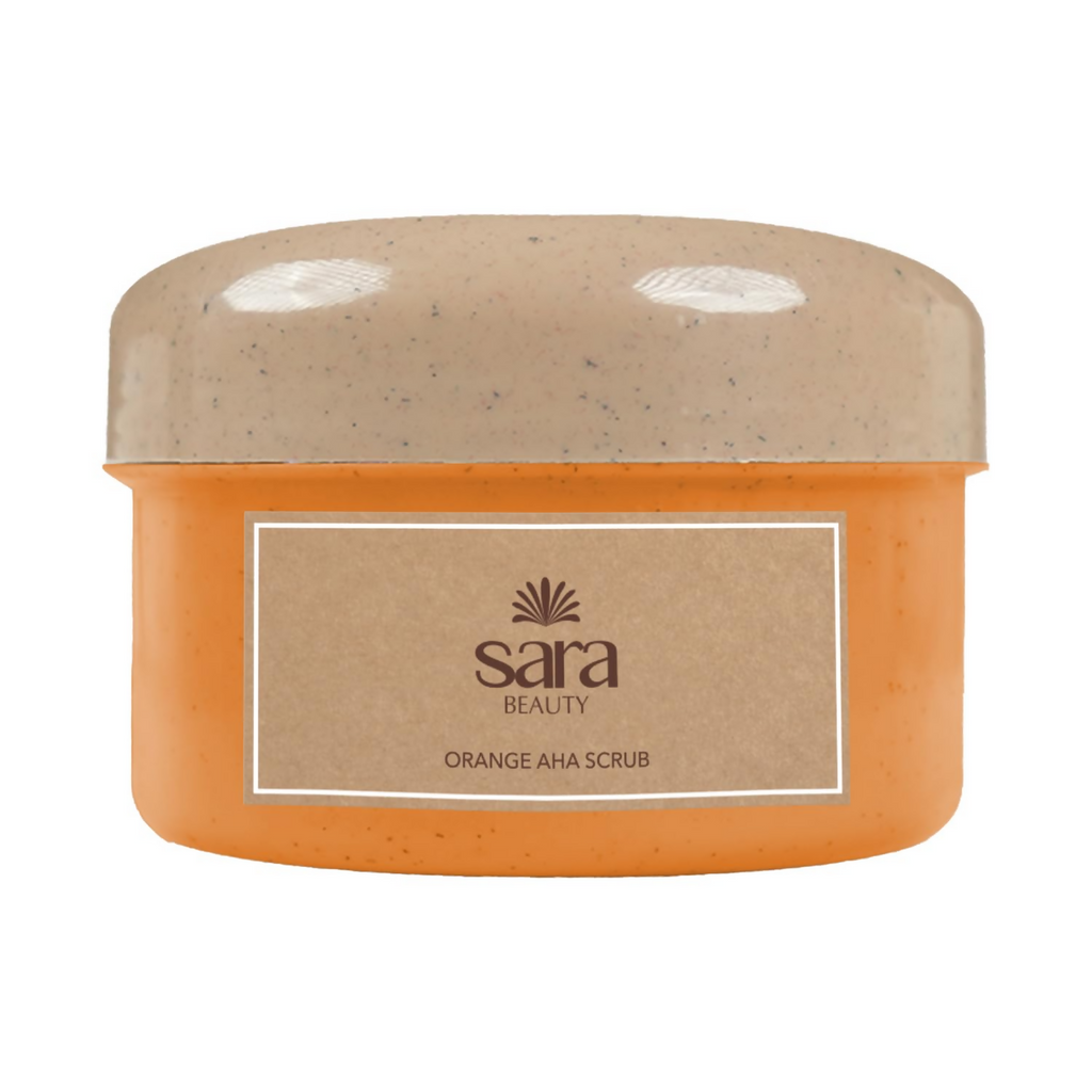 Sara Soul of Beauty Orange AHA Scrub Enriched with Vitamin C | Grocsy