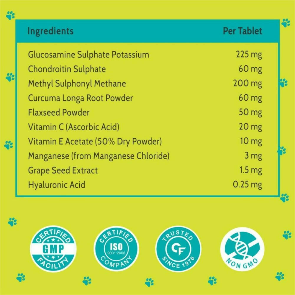Carbamide Forte Pets Chewable Hip and Joint Tablets | Grocsy