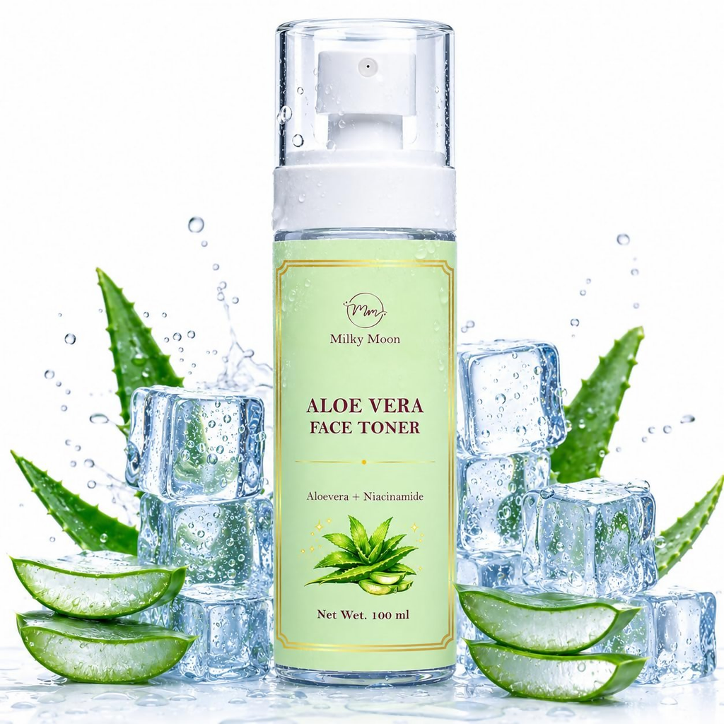 Milky Moon Aloe Vera Toner Instant Cooling & Hydrating Face Toner | Grocsy