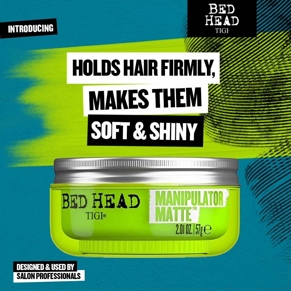 TIGI Bed Head Manipulator Matte Hair Wax Paste With Strong Hold For Men | Grocsy