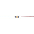 Indianvibez Bodh Wealth Magnet Real Crystal Stone Rakhi | Grocsy