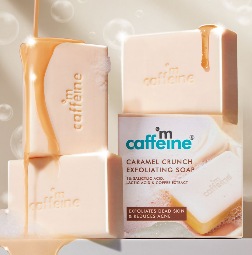 mCaffeine Caramel Crunch Exfoliating Soap | Grocsy