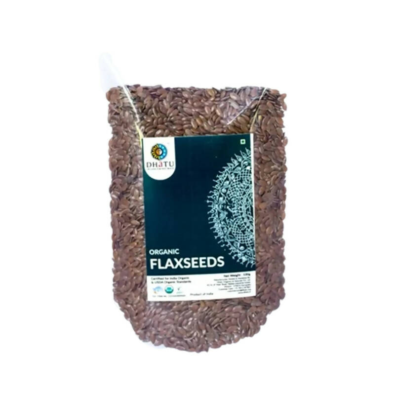 Dhatu Organics & Naturals Flaxseeds | Grocsy