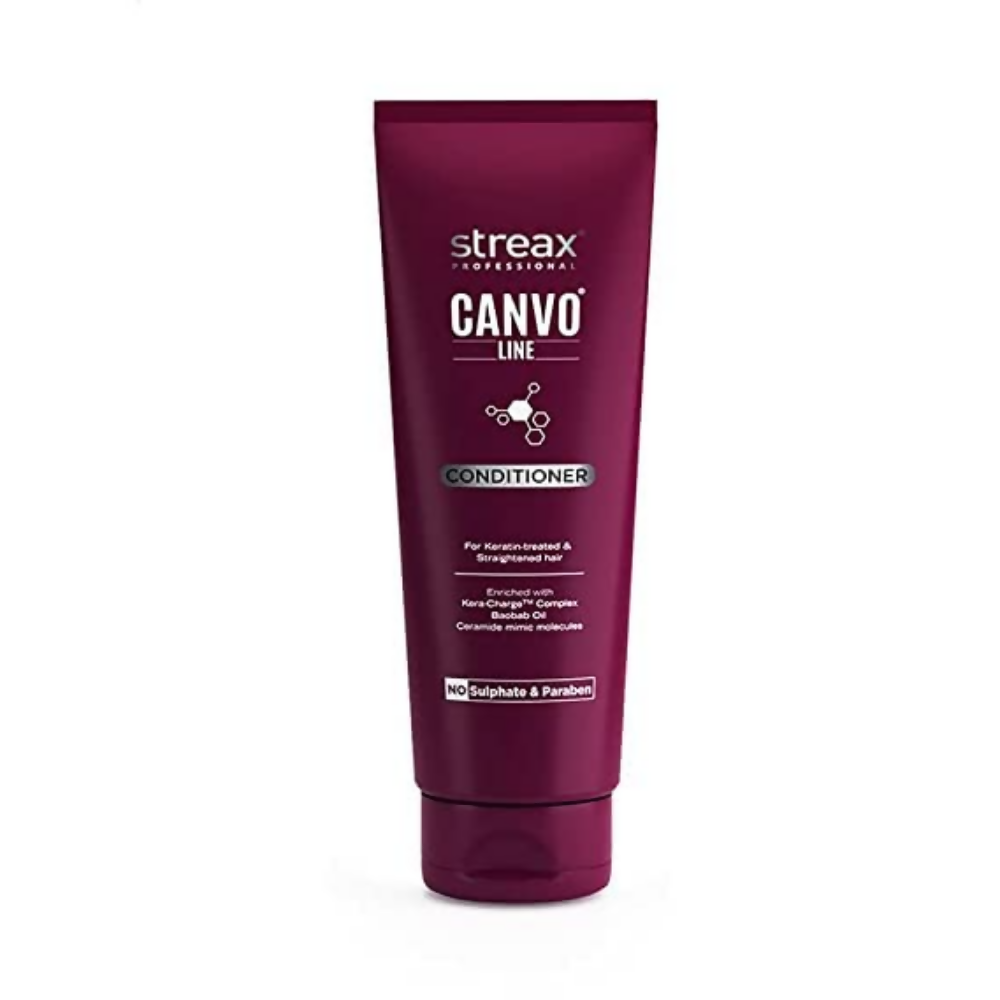 Streax Pro Canvo Line Shampoo, Conditioner & Serum For Straightened Hair | Grocsy
