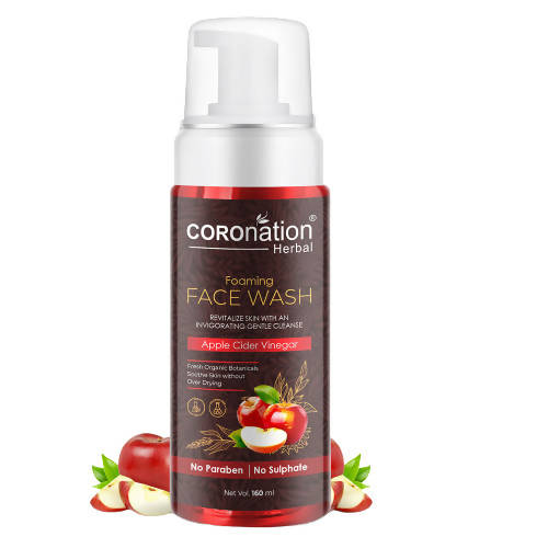 Coronation Herbal Apple Cider Vinegar Foaming Face Wash | Grocsy