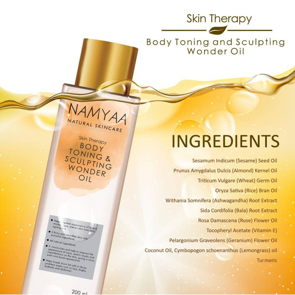 Namyaa Body Toning and Sculpting Wonder Oil | Grocsy