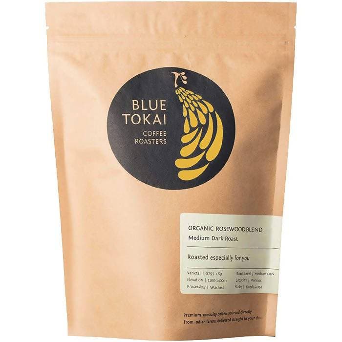 Blue Tokai Coffee Roasters Organic Rosewood Blend | Grocsy