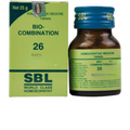 SBL Homeopathy Bio-Combination 26 Tablets | Grocsy