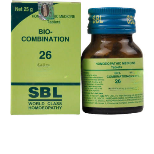 SBL Homeopathy Bio-Combination 26 Tablets | Grocsy