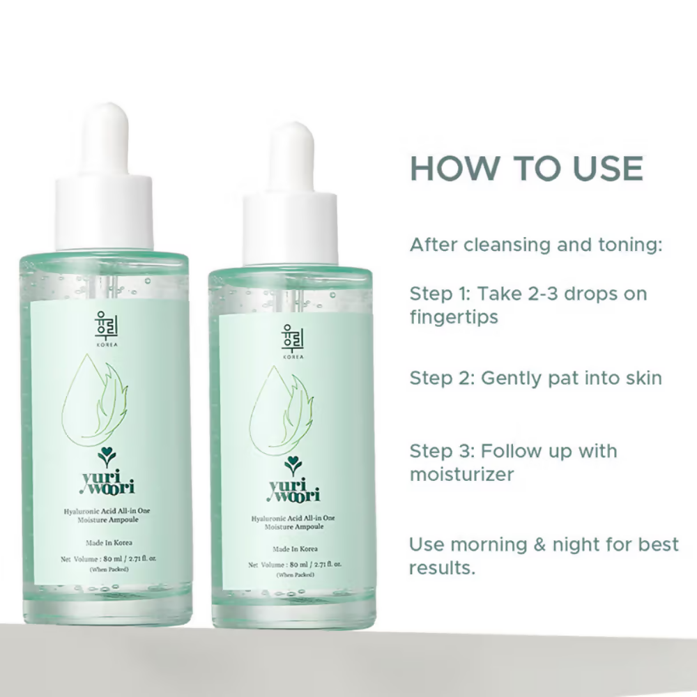Yuri Woori Hyaluronic Acid All-In One Moisture Amphoule | Grocsy