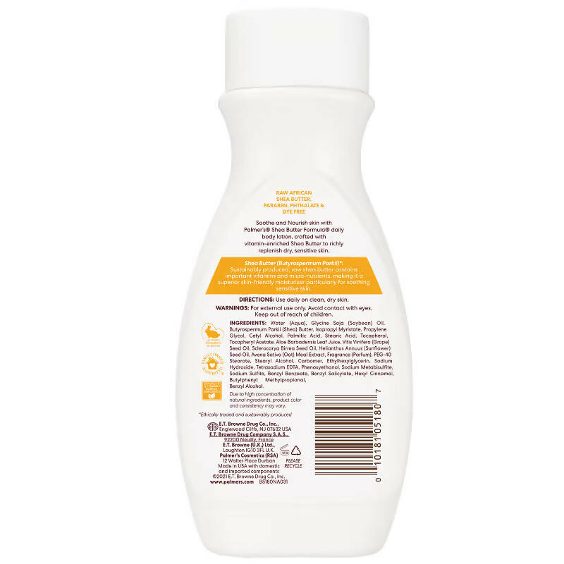 Palmer's Raw Shea Butter Daily Body Lotion | Grocsy