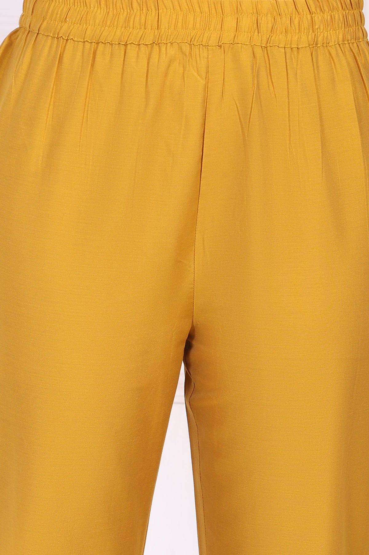 W for Woman Yellow Embroidered Flared Kurta | Grocsy