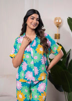 Juniper Lamora Tropical Daisy Co-Ord Set | Grocsy