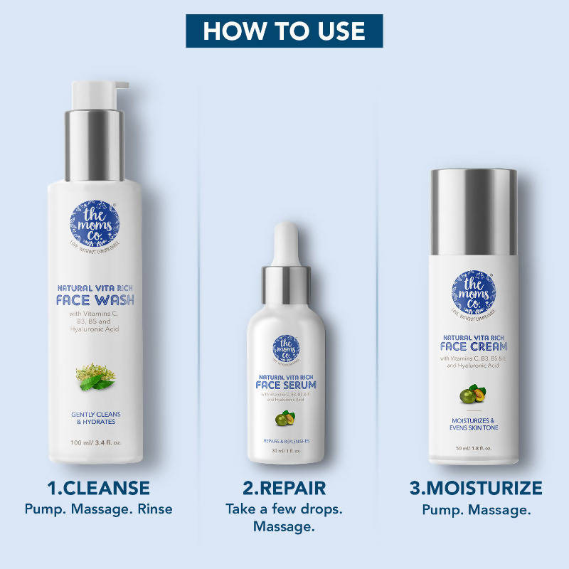 The Moms Co Natural Vita Rich Face Serum | Grocsy