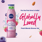 Nivea Fresh Blends Raspberry Body Wash | Grocsy