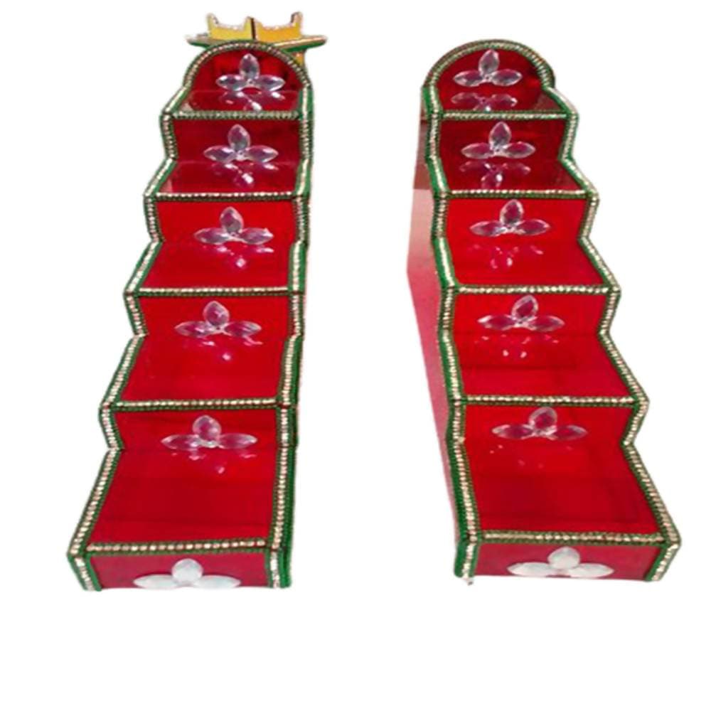 Kundan HandiKrafts Acrylic Step Stand | Grocsy