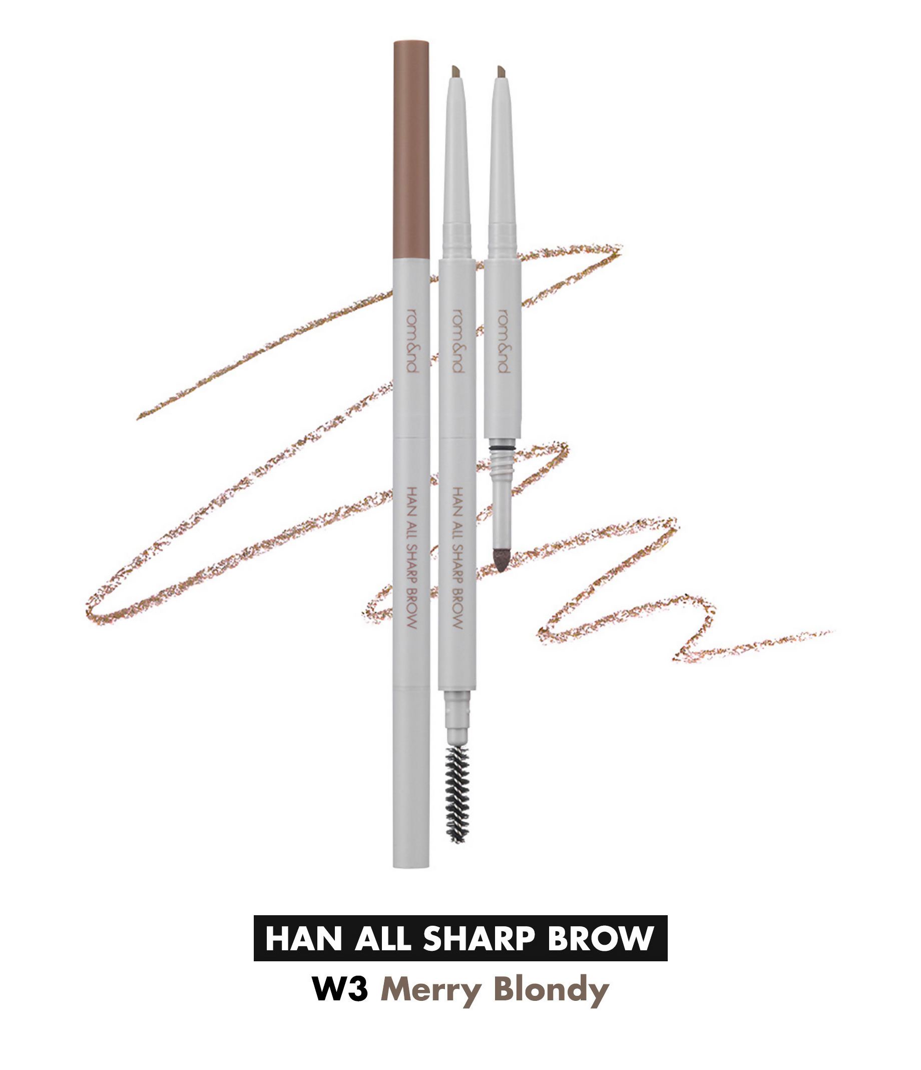 Rom&nd Han All Sharp Brow - W3 Merry Blondy | Grocsy