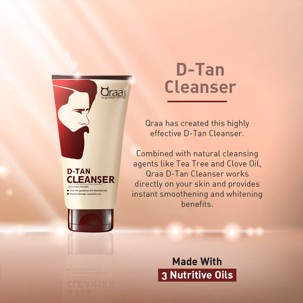 Qraa Men De-Tan Cleanser | Grocsy