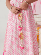 Joban Fashion Girl's Pink Color Lehenga Choli | Grocsy