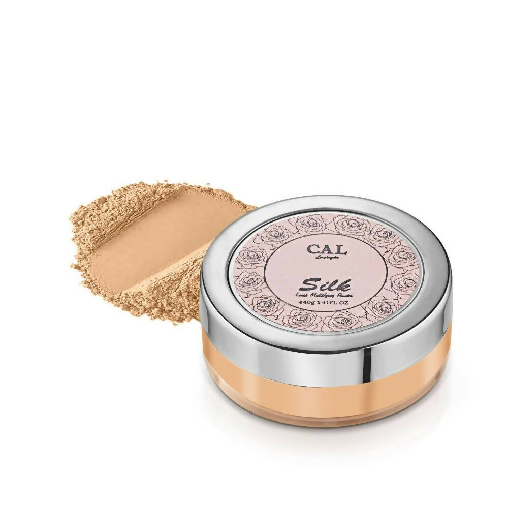 CAL Los Angeles Silk Loose Mattifying Powder For The High Definition Look - Almond | Grocsy