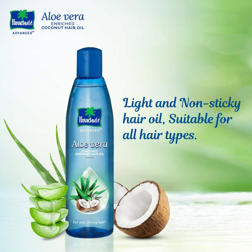 Parachute Advansed Aloe Vera Enriched Coconut Hair Oil | Grocsy