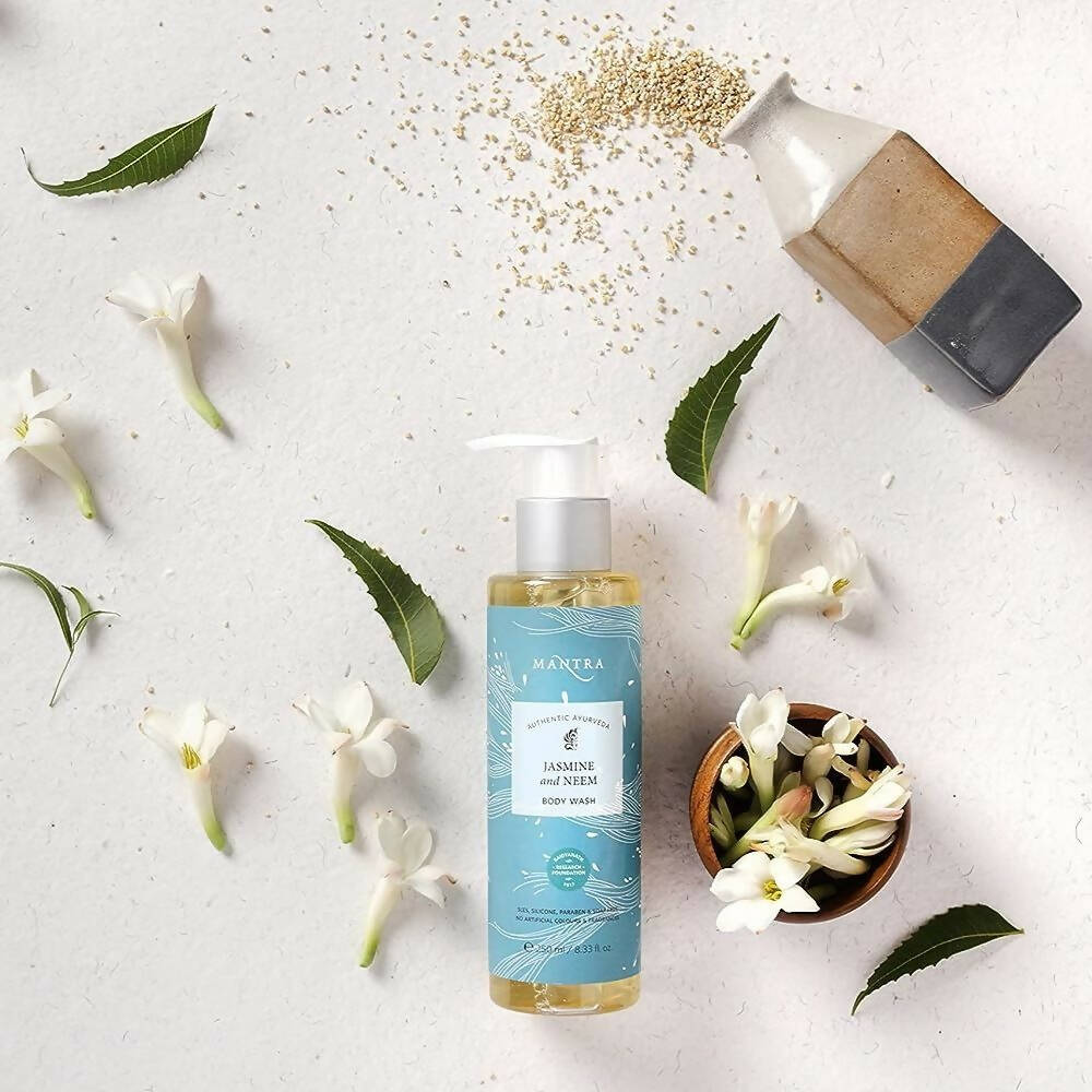 Mantra Herbal Jasmine and Neem Body Wash | Grocsy