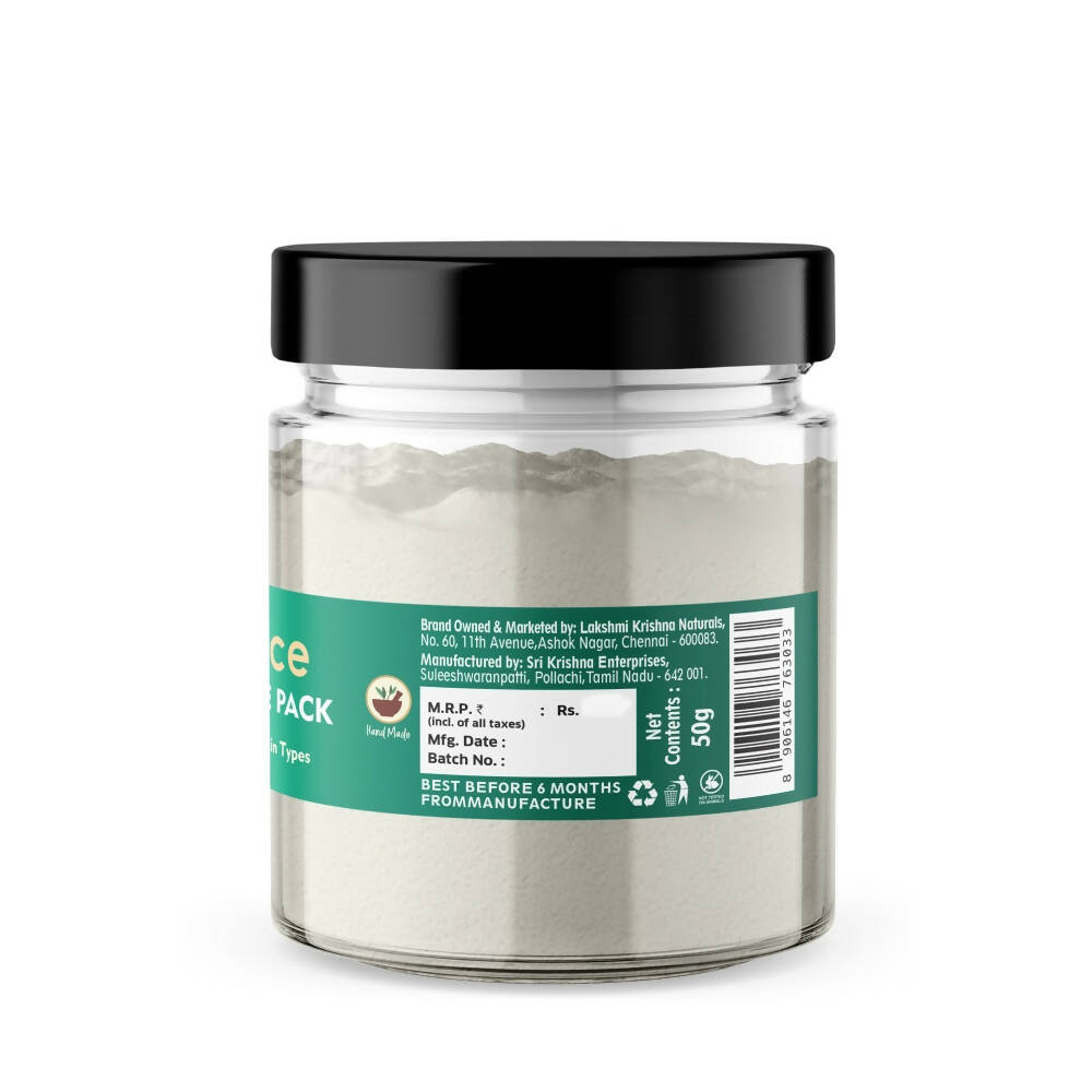 Lakshmi Krishna Naturals Rice Face Pack | Grocsy