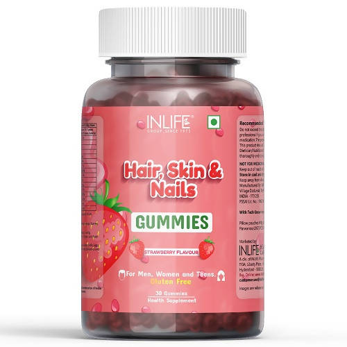 Inlife Hair Skin & Nails Gummies | Grocsy