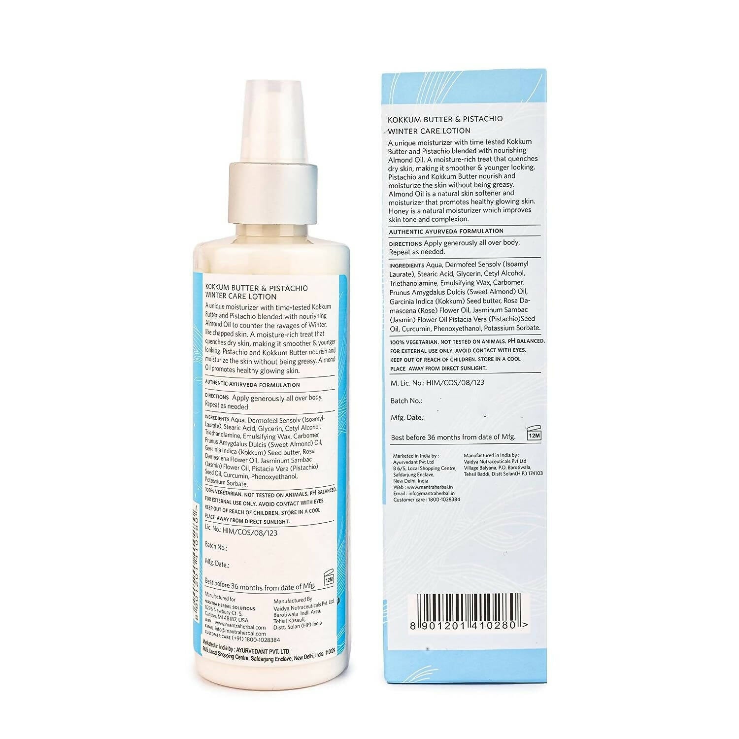 Mantra Herbal Kokkum Butter and Pistachio Winter Care Lotion | Grocsy
