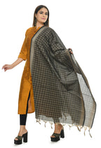 Mominos Fashion Moeza Handloom Cotton Black Dupatta | Grocsy