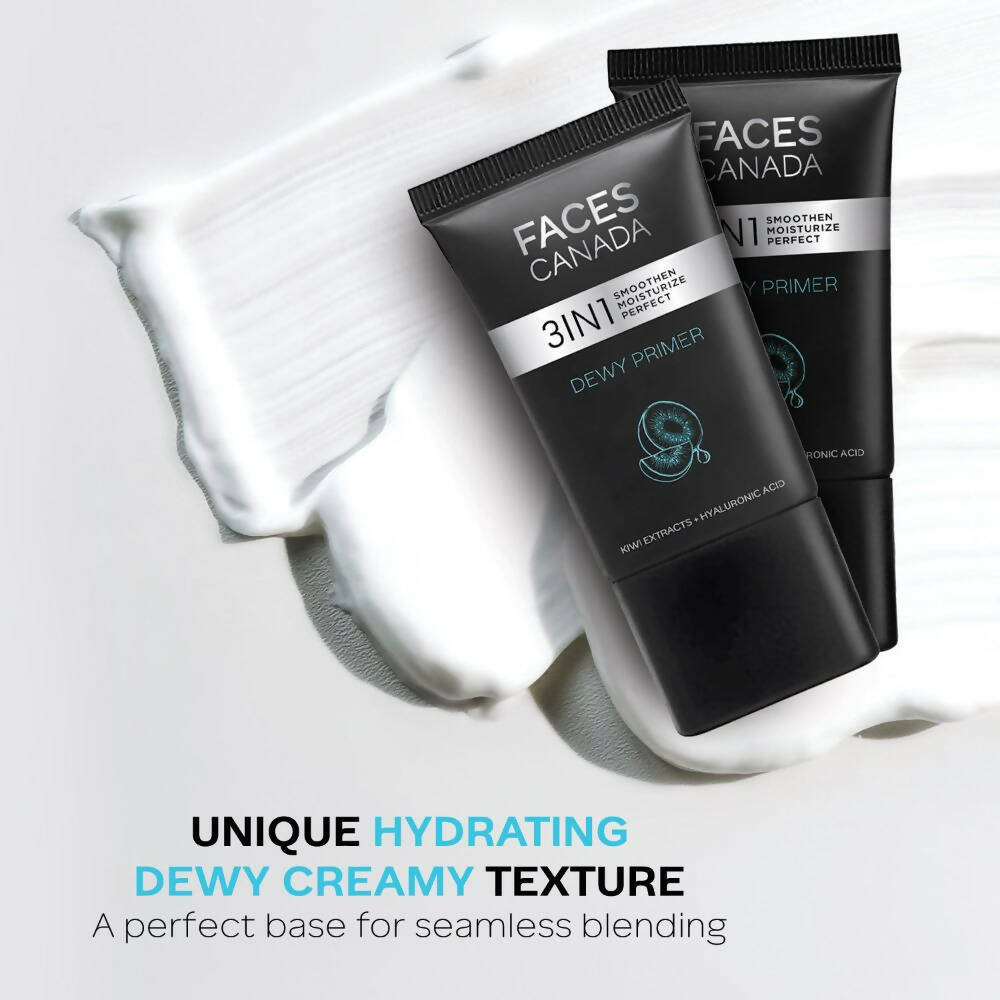 Faces Canada 3in1 Dewy Primer - Instant Smooth & Dewy Perfection | Grocsy