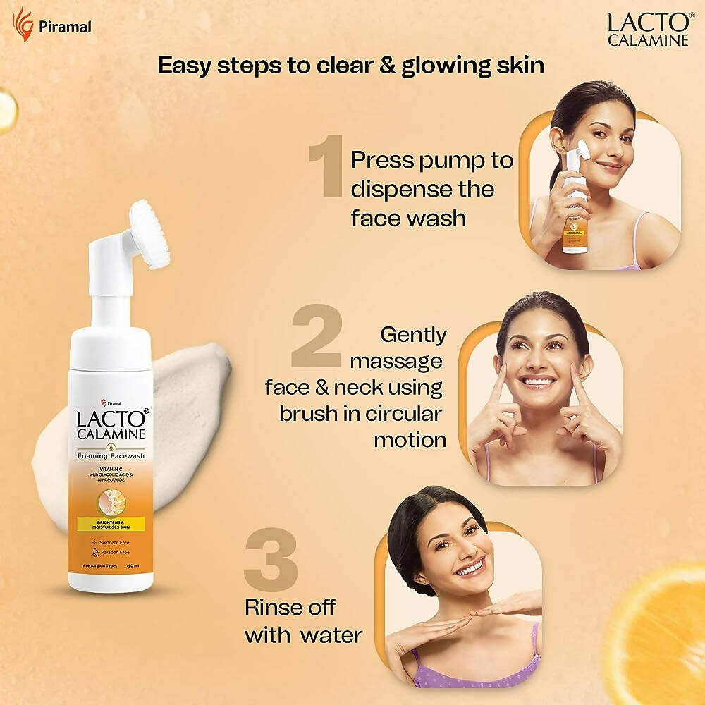 Lacto Calamine Vitamin C Foaming Face Wash | Grocsy