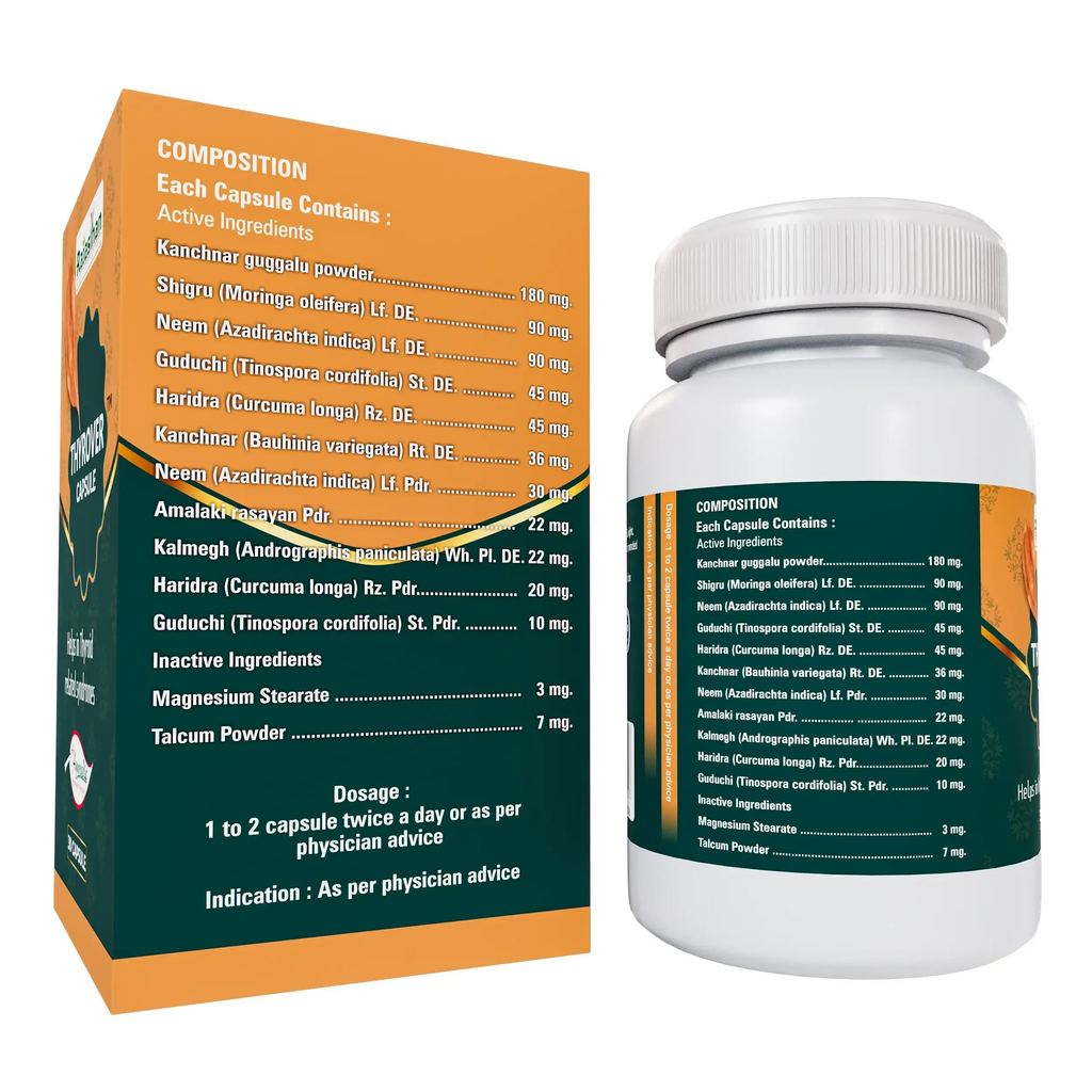 Rajasthan Herbals Thyrover Capsules | Grocsy