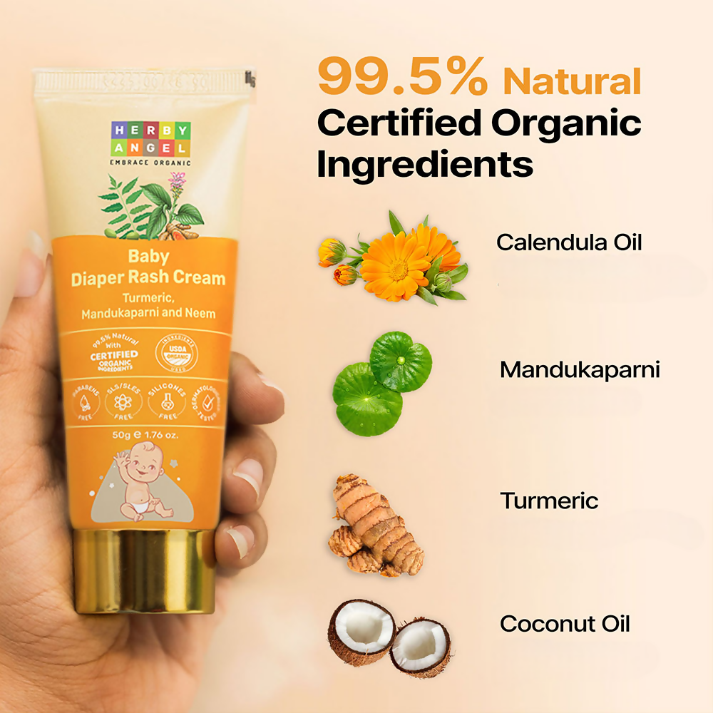 Herby Angel Baby Diaper Rash Cream | Grocsy