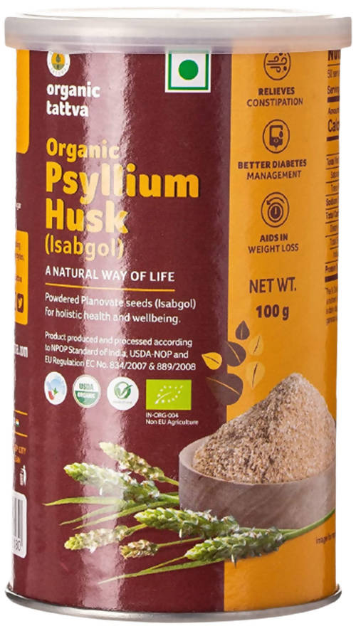 Organic Tattva Psyllium Whole Husk (Isabgol) | Grocsy