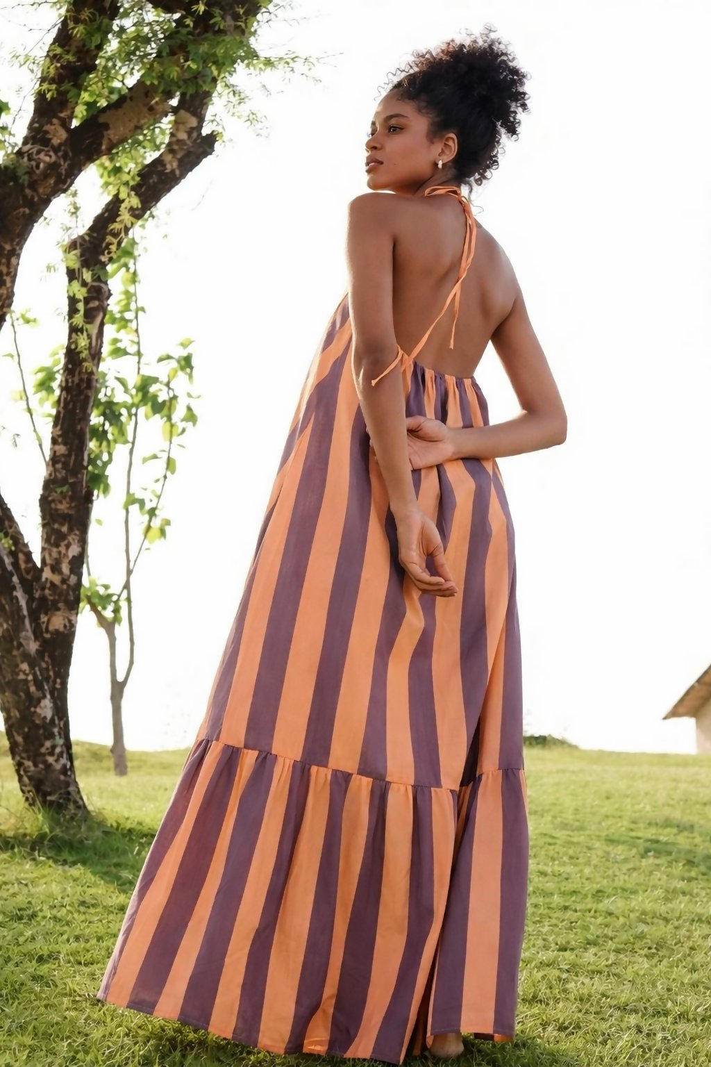 Aayaa Designer Printed Full Flared Gown - Multi Color | Grocsy