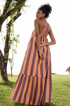 Aayaa Designer Printed Full Flared Gown - Multi Color | Grocsy