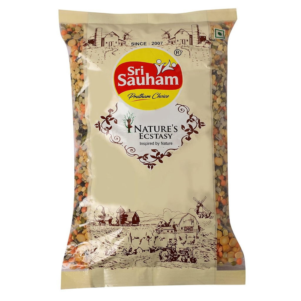 Sri Sauham Premium Mix Unpolished Dal | Grocsy