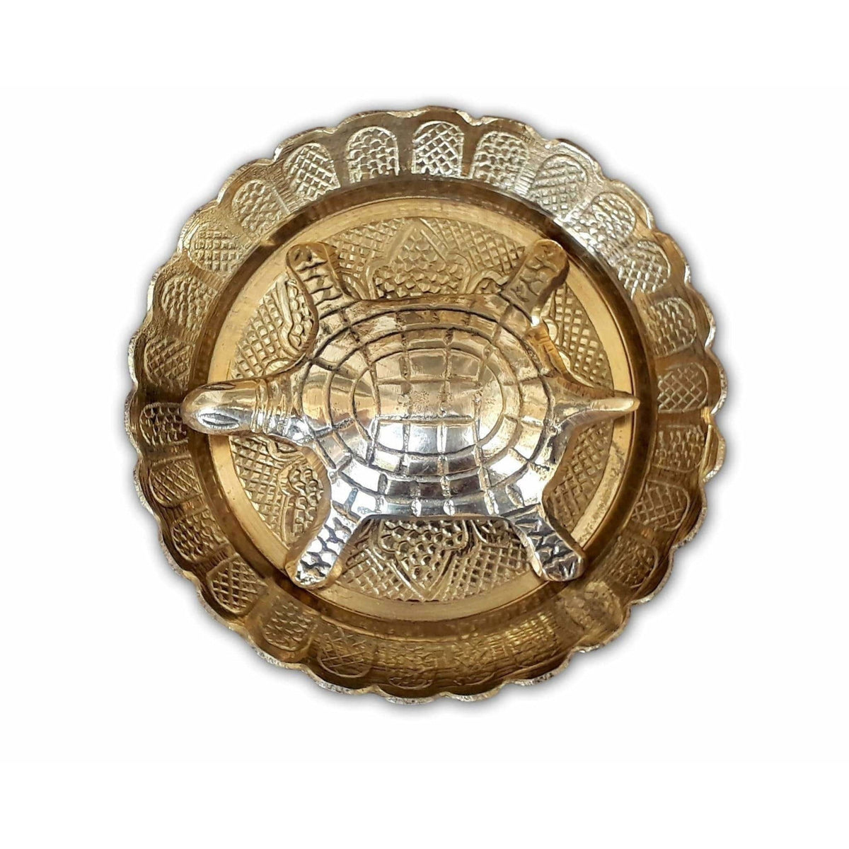 Tortoise with Small Brass Plate | Grocsy