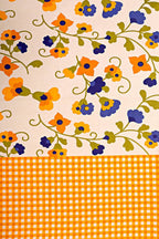 Vamika Printed Cotton Yellow Bedsheet With Multicolor Pillow Covers (LEOC_CHKM_Y) | Grocsy