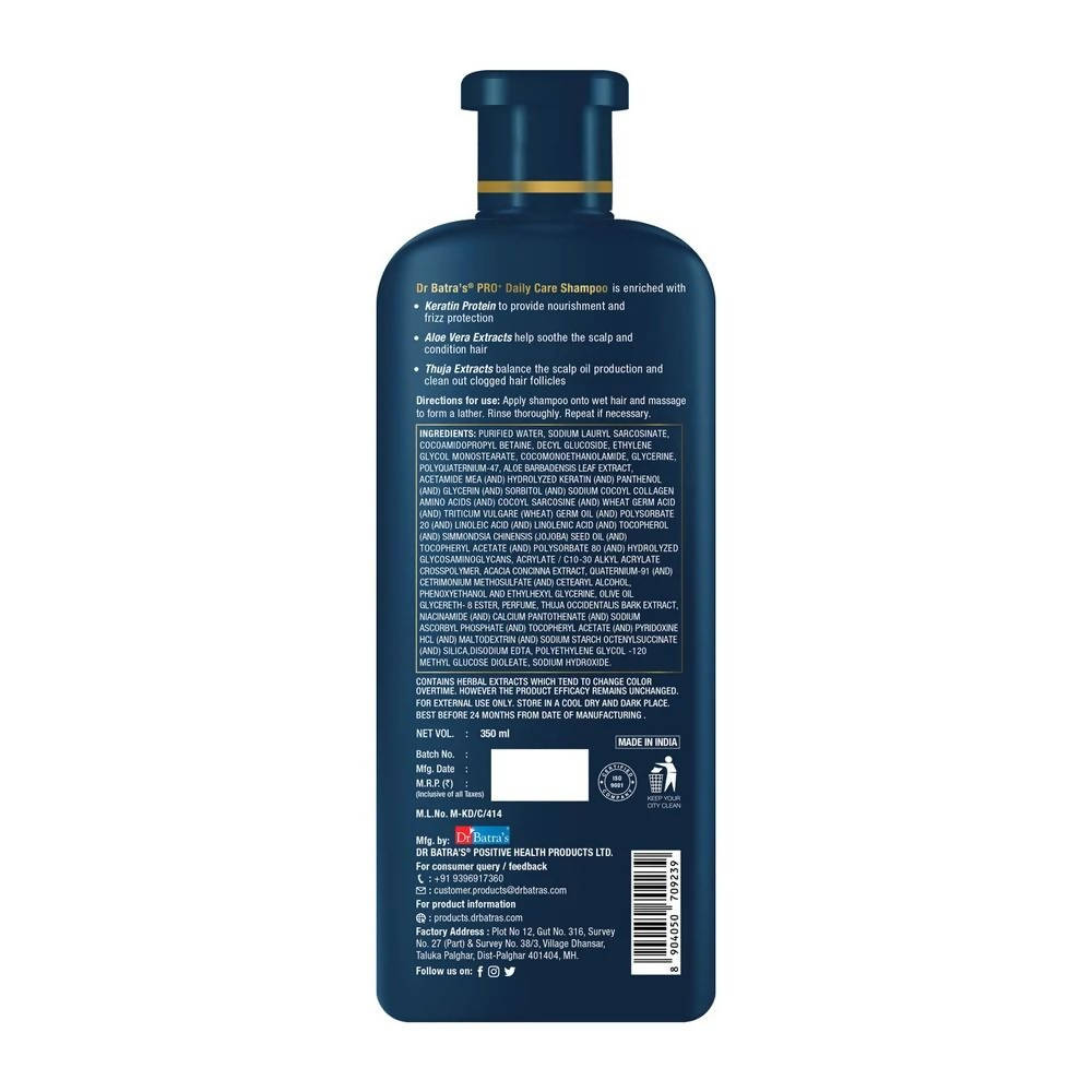 Dr. Batra's Pro+ Daily Care Shampoo | Grocsy
